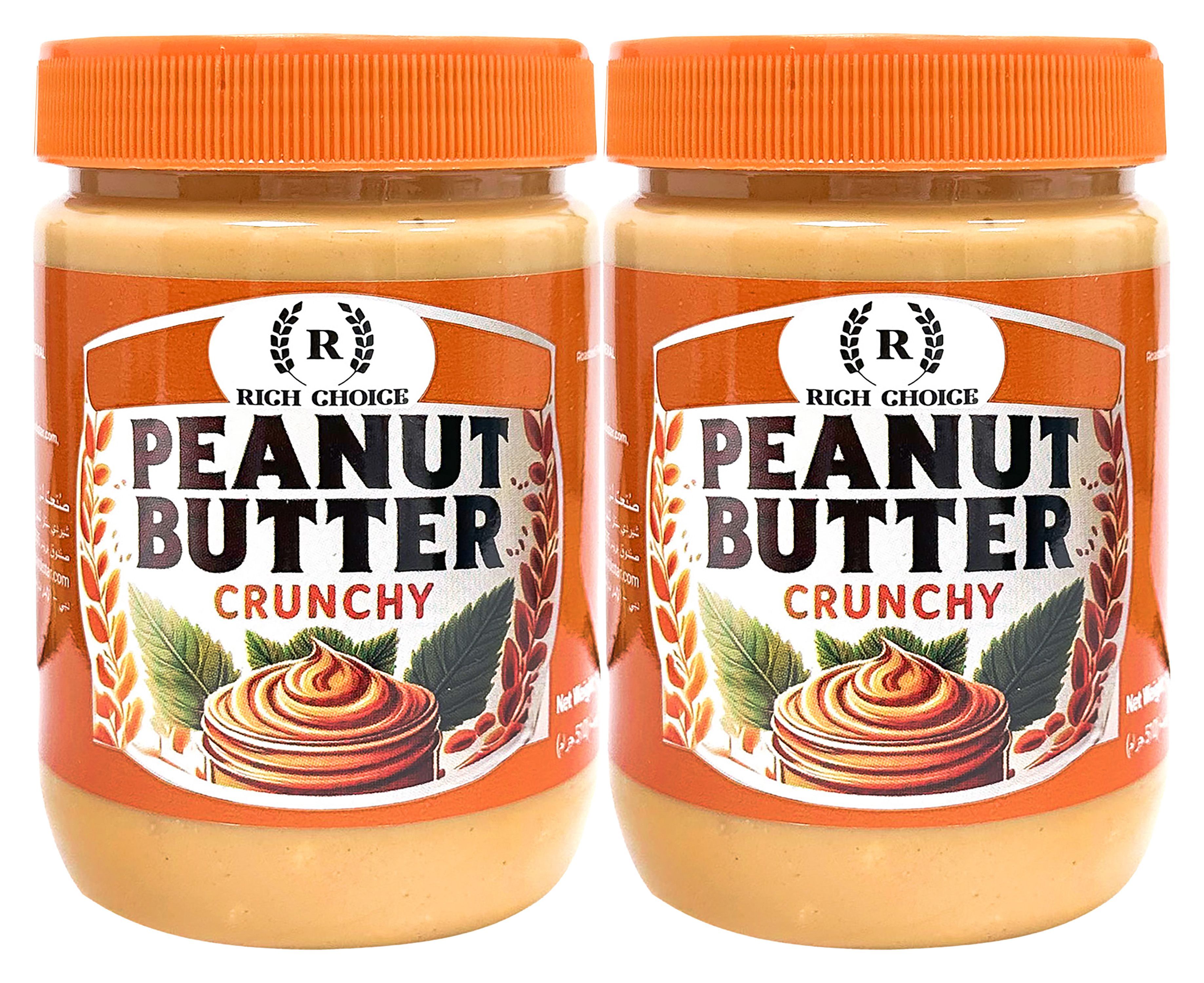 Rich Choice Crunchy Peanut Butter, 2x510g