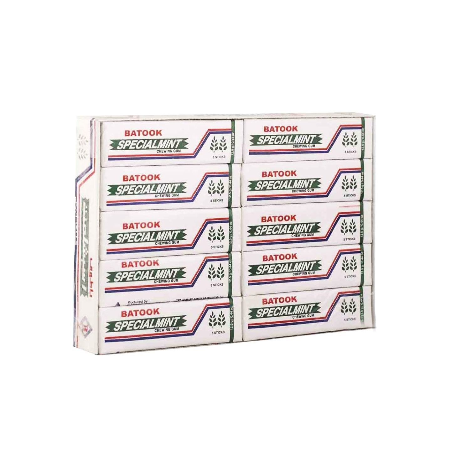 Batook Special Mint Sticks Chewing Gum, 20x12.50g