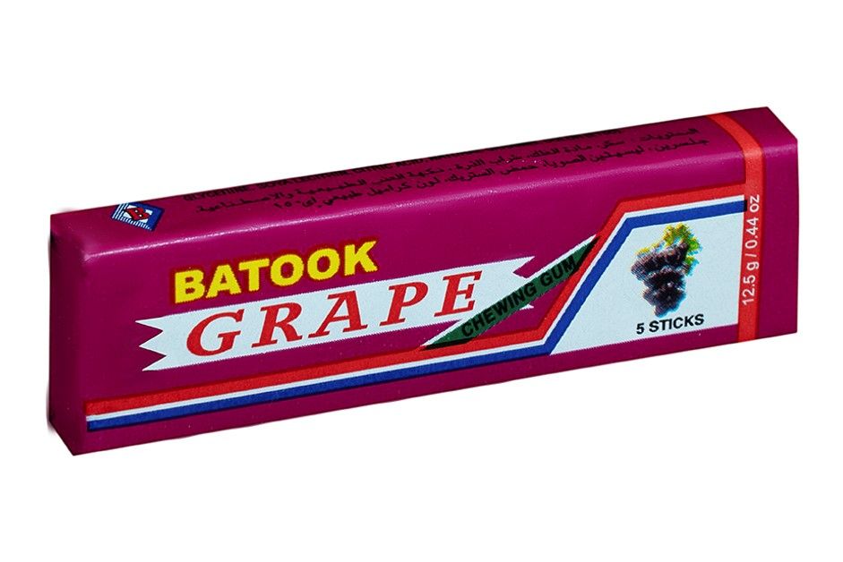 Batook Grapes Gum, 5 Pieces