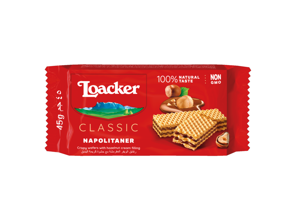 Loacker Napolaitaner Wafer, 45g