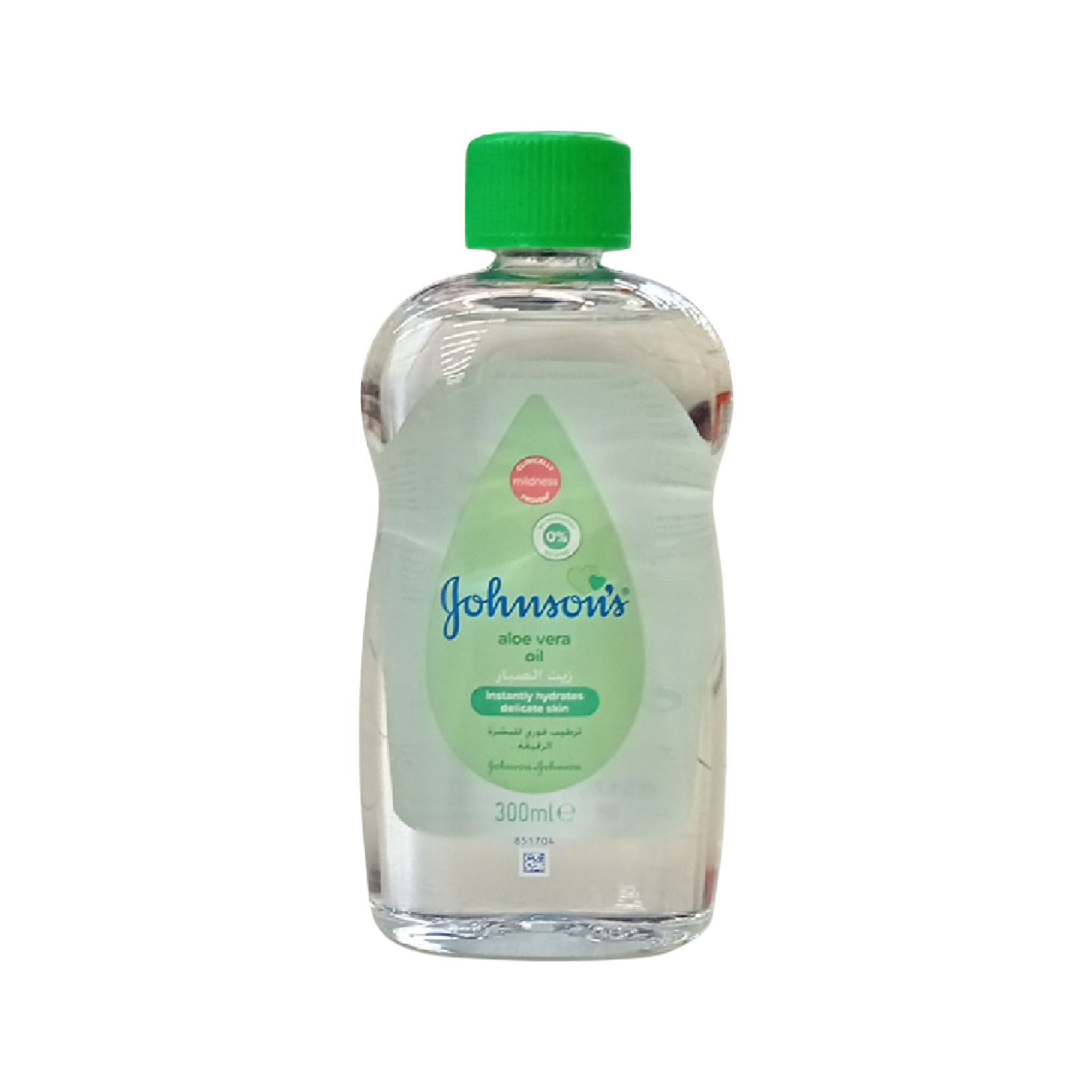 Johnson's Baby Oil with Aloe Vera, 300ml