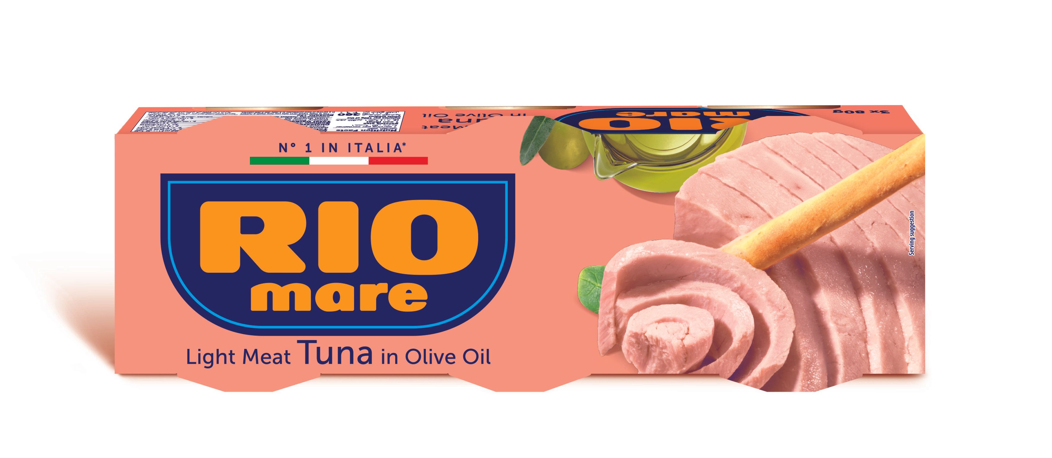 Rio Mare Light Tuna in Olive Oil, 3x80g