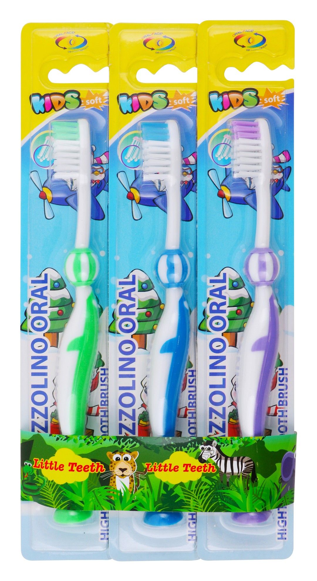 Kids Toothbrush, 3 Pieces