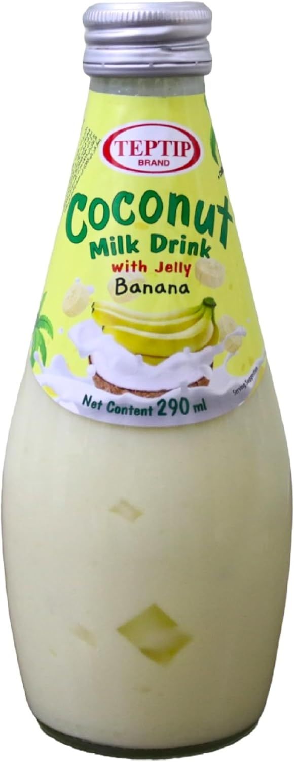 Teptip Coconut Milk Drink with Banana Jelly, 290ml