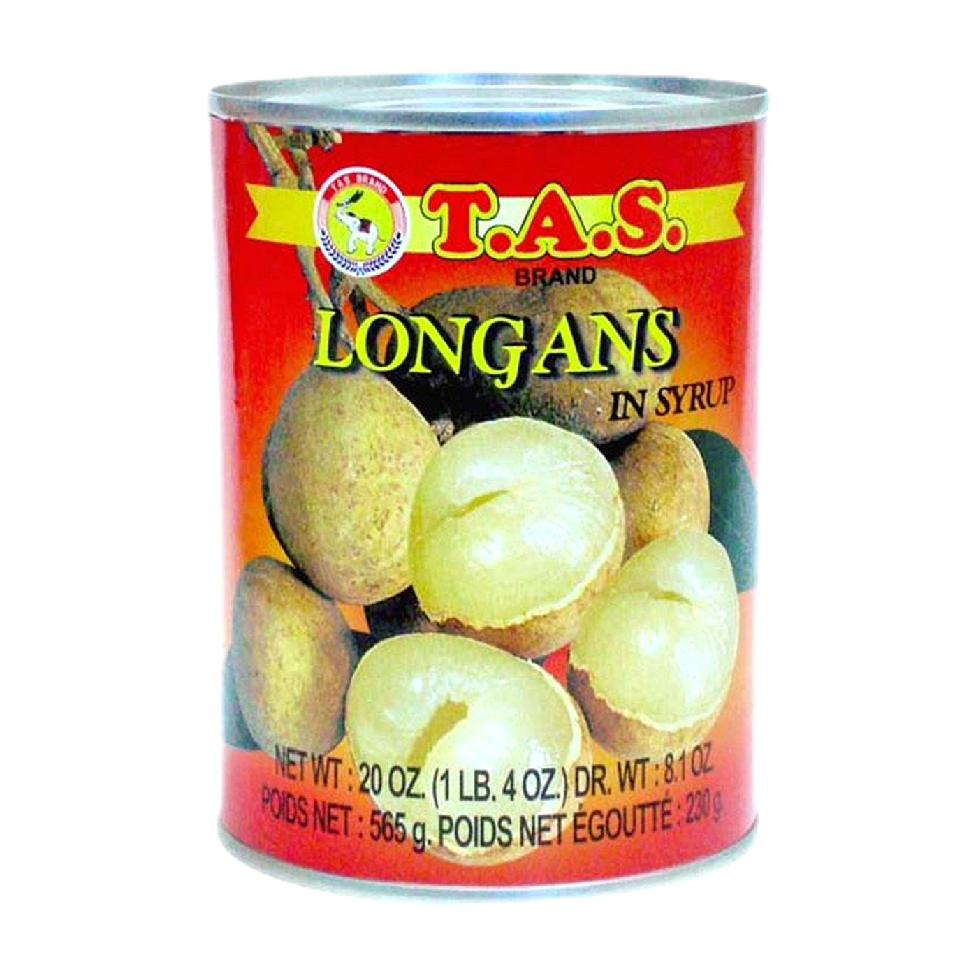Tas Longon In Syrup, 565g