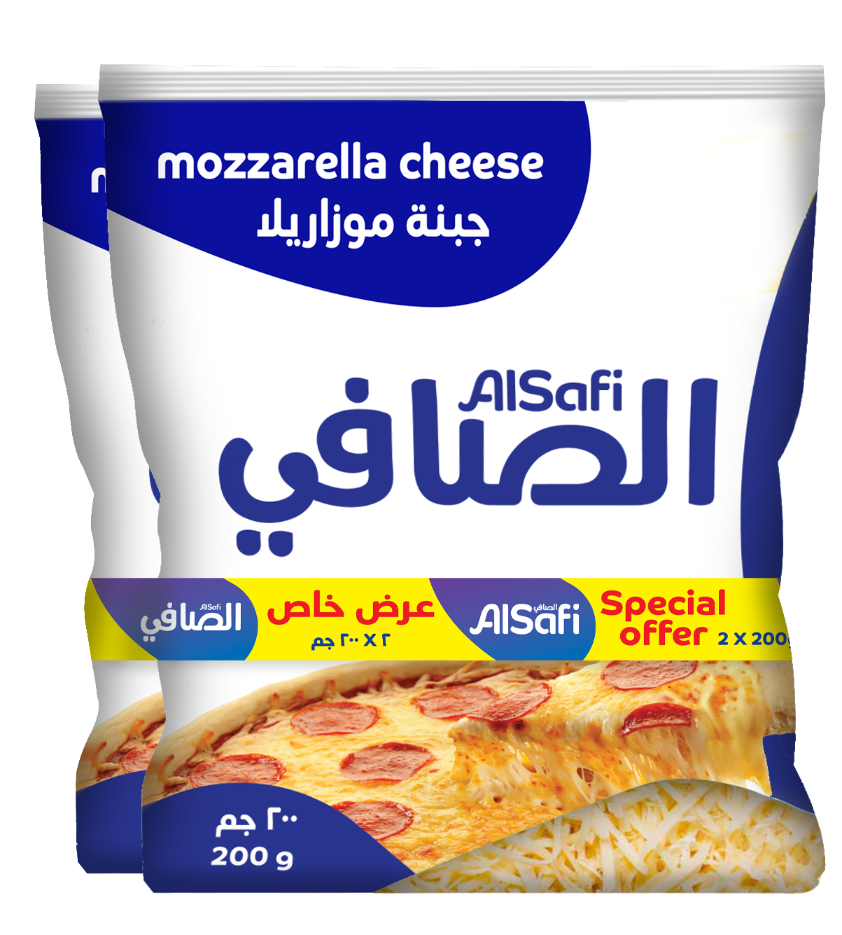 Alsafi Mozzarella Cheese, 2x200g