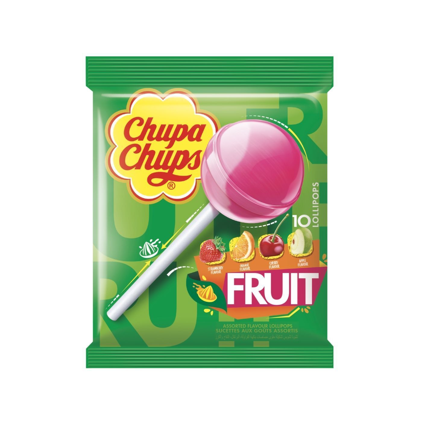 Chupa Chups Lollipops - Fruit Flavor, 120g