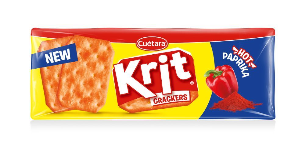 Krit Hot Paprika Crackers, 100g