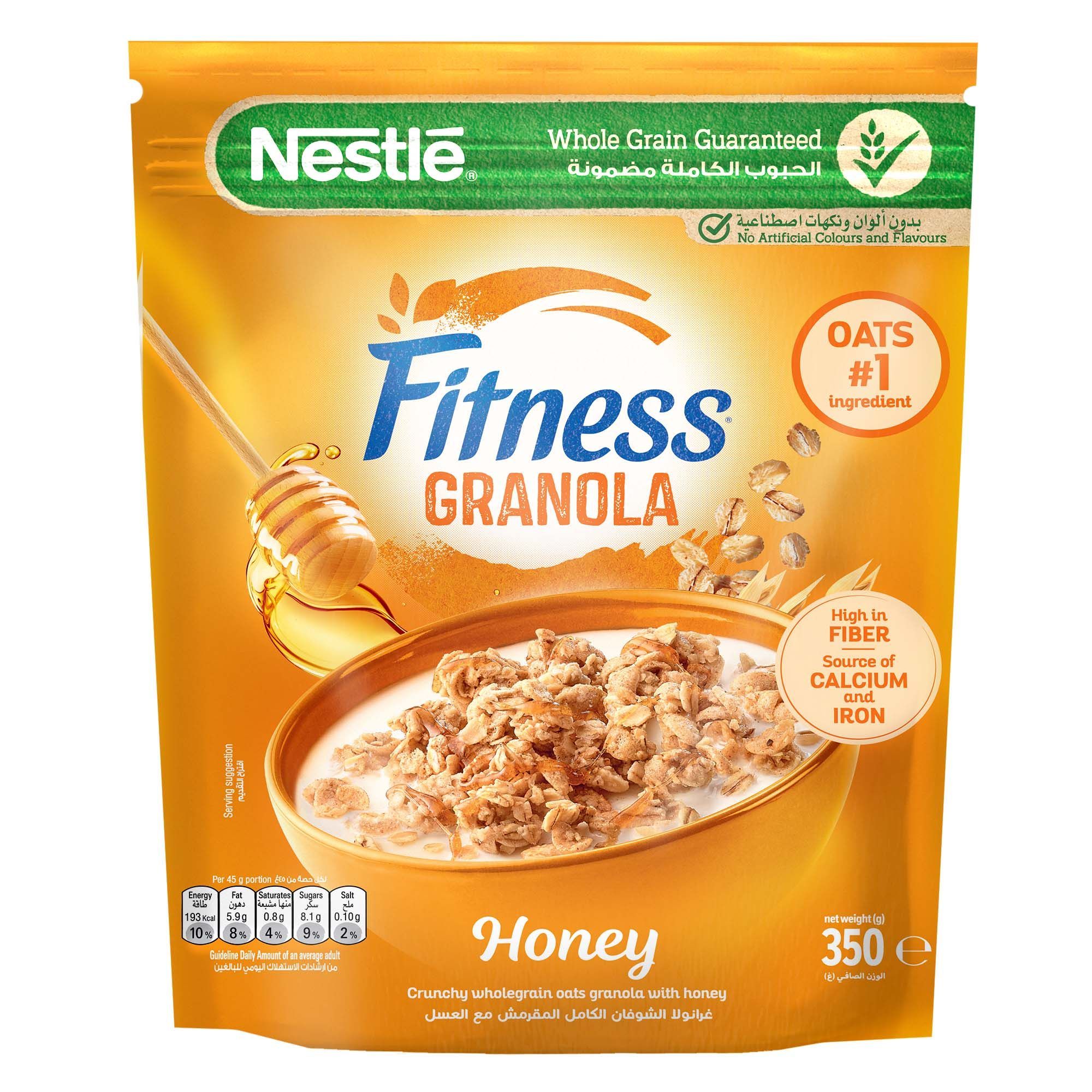 Nestle Fitness Granola Honey Pouch, 350g