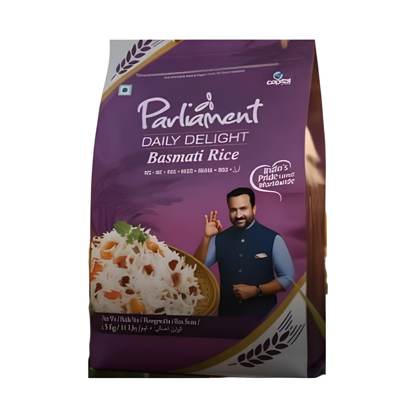 Parliament Daily Delight Basmati Rice Bag, 4.54kg
