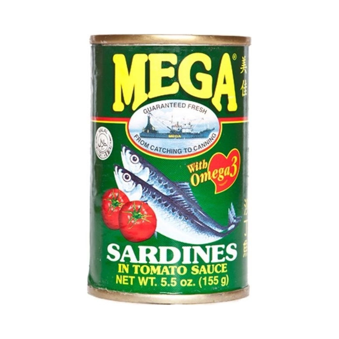 Mega Sardines In Tomato Sauce 155 g
