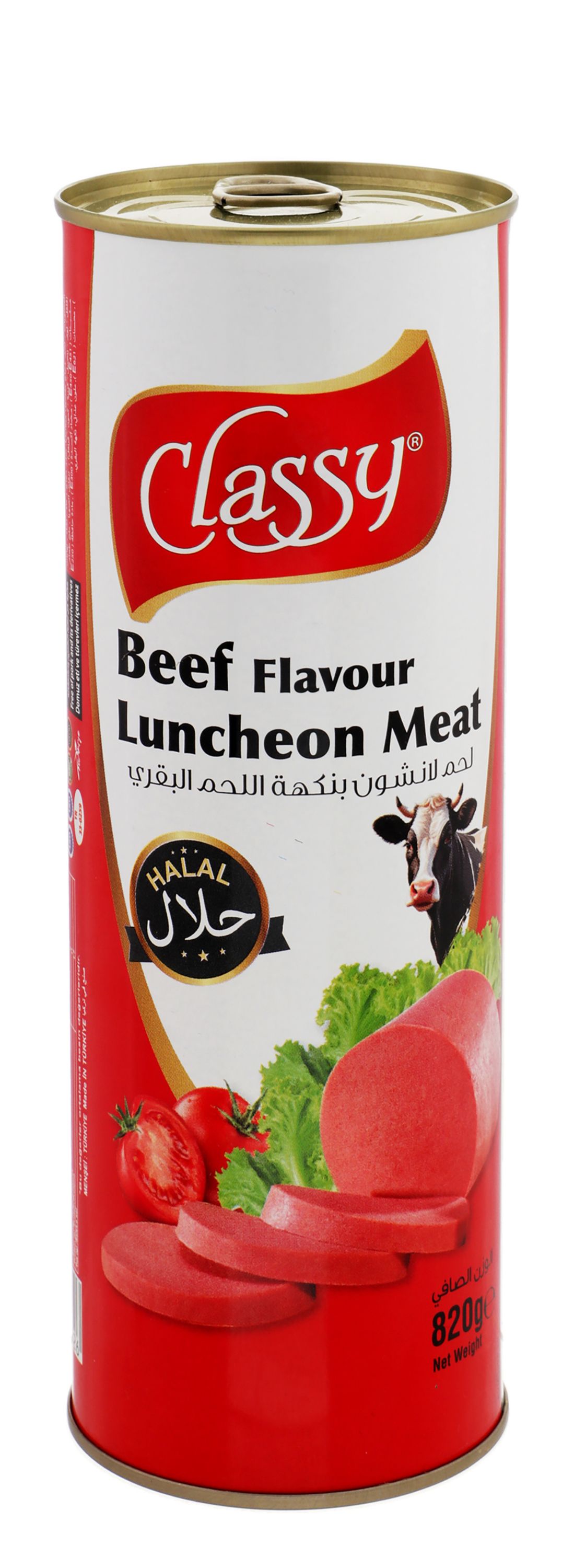Classy Beef Luncheon Meat, 820g