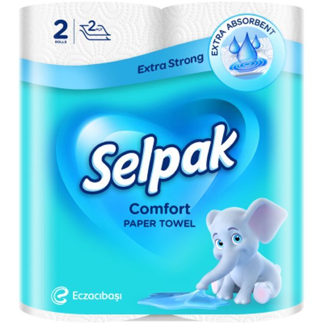 Selpak Comfort Kitchen Paper, 2 Rolls