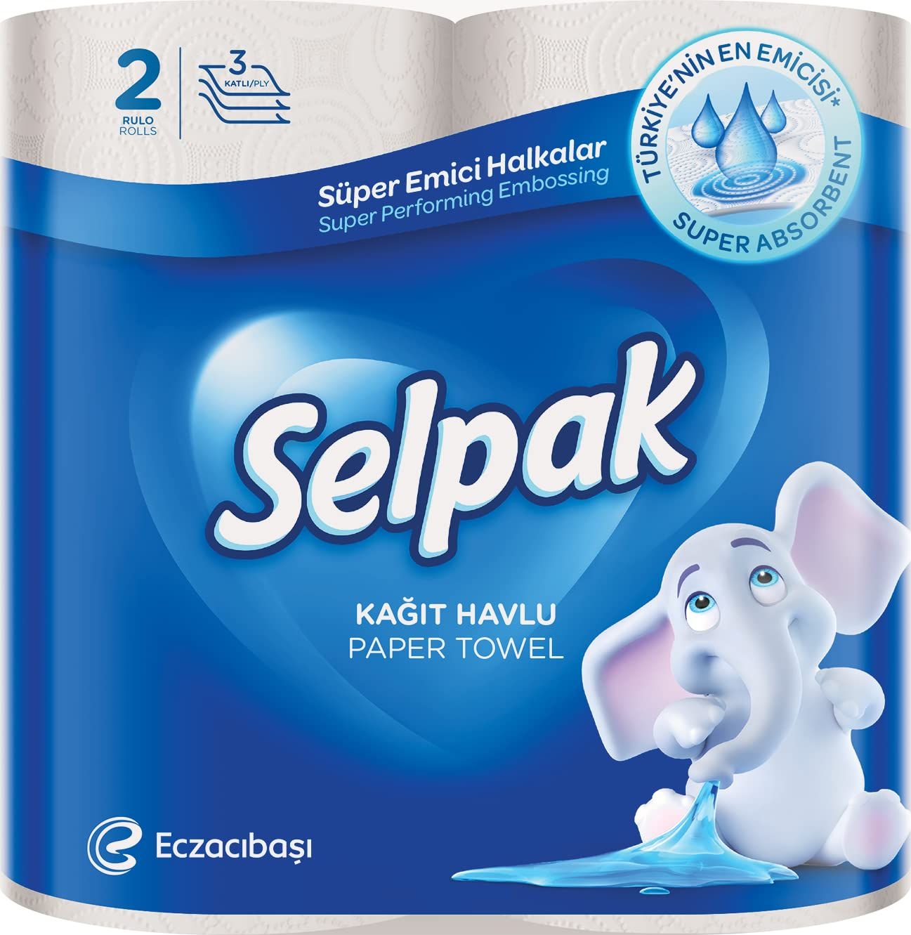 Selpak 3Ply Regular Kitchen Towel, 2 Pieces
