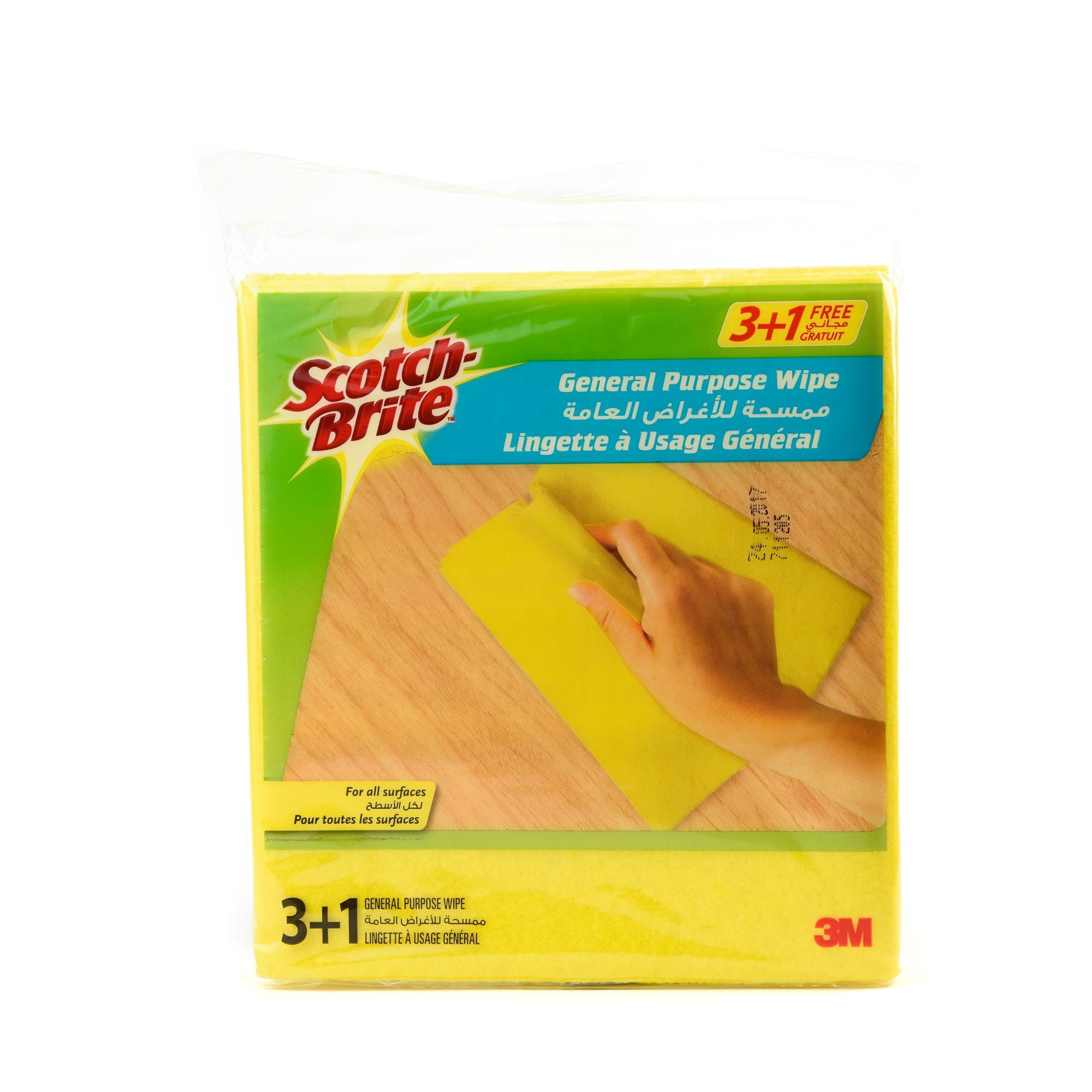 Scotch-Brite Multipurpose Wipes, 4 Pieces