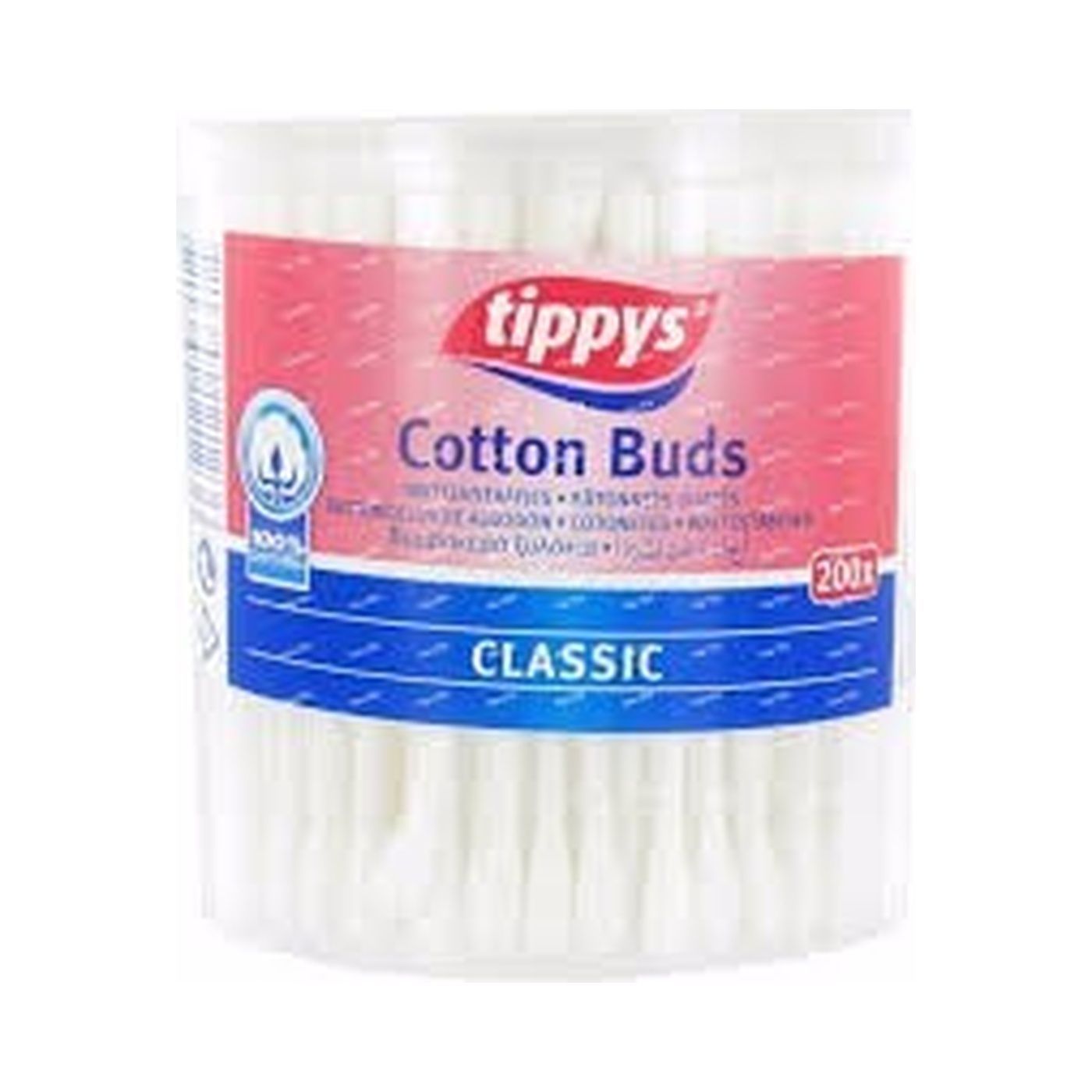 Tippys Classic Cotton Buds, 200 Pieces