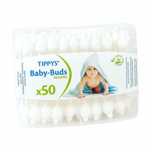 Tippys Cotton buds For Babies, 50pieces