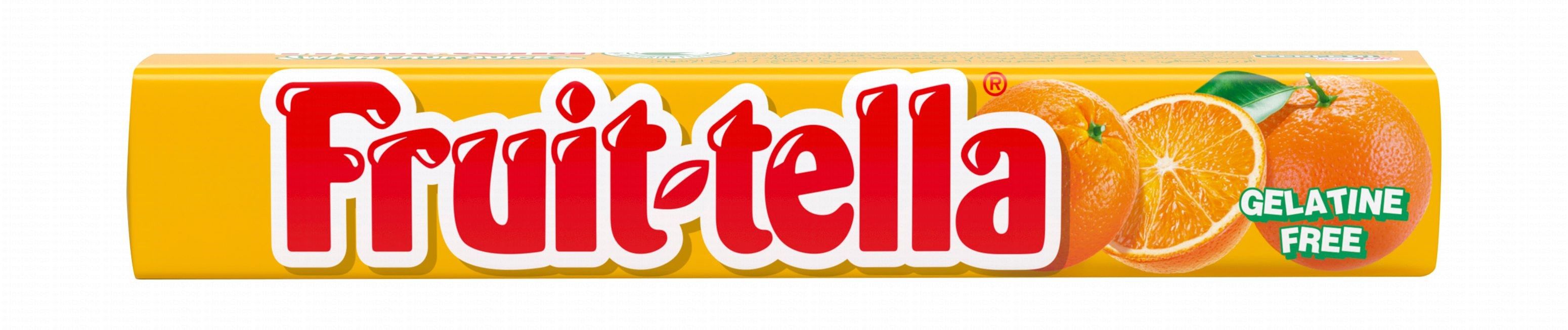 Fruit-tella Orange Candies with Fruit Juice (9 Pieces), 32.4g
