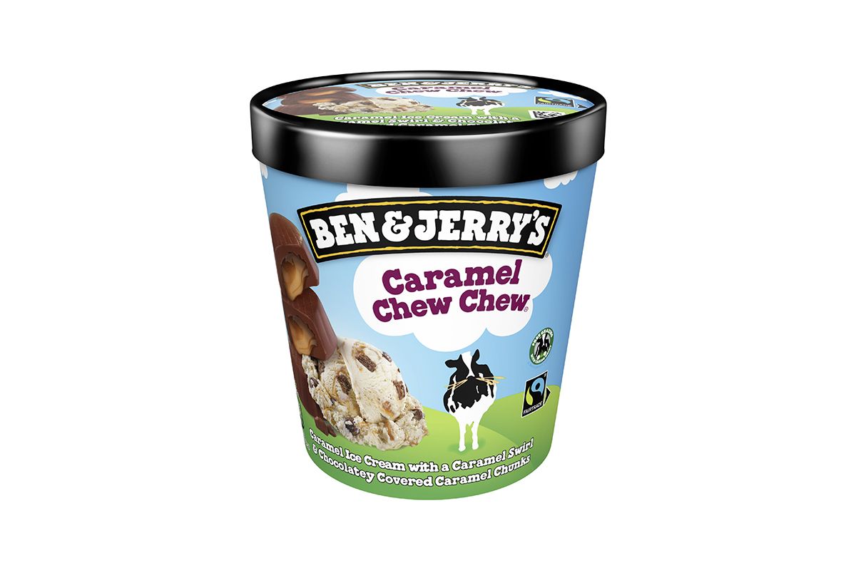 Ben & Jerry's Caramel Chew Chew Ice Cream, 465ml