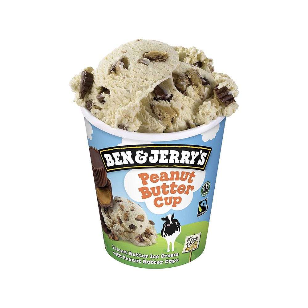 Ben & Jerrys Peanut Butter Cup Ice Cream, 465ml