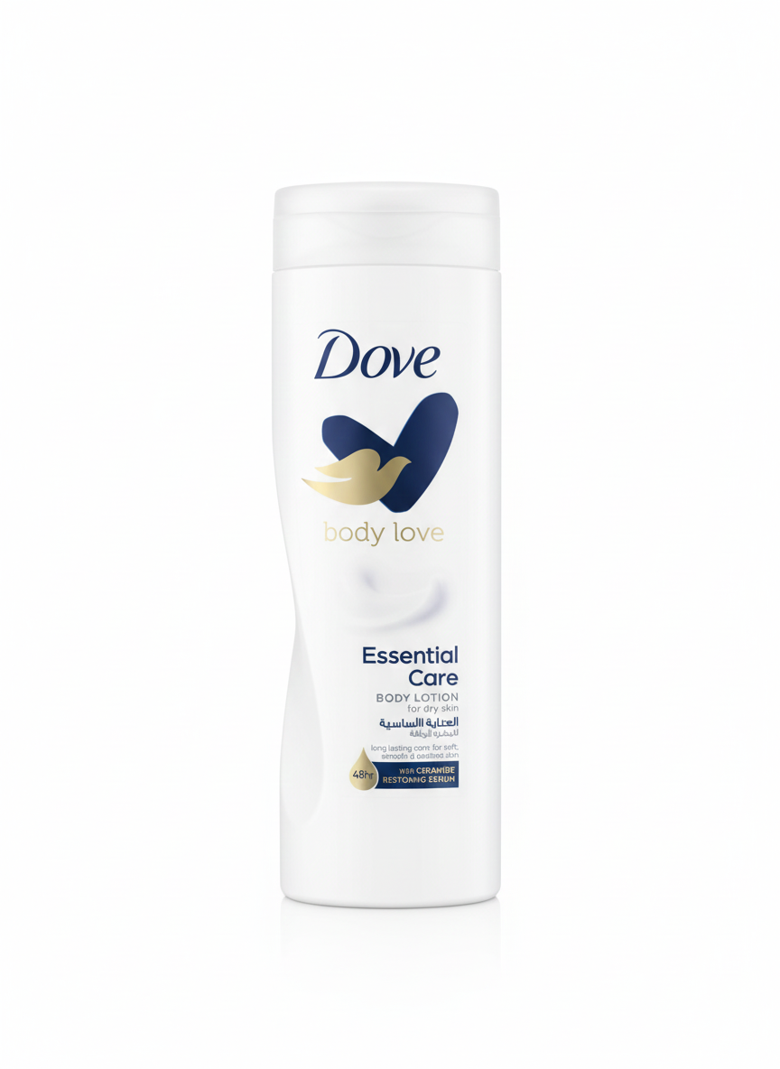 Dove Body Love Body Milk Lotion Essential Care, 400ml