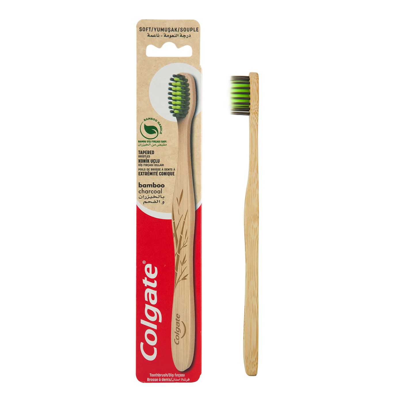 Colgate Toothbrush Charcoal Bamboo 1 Piece