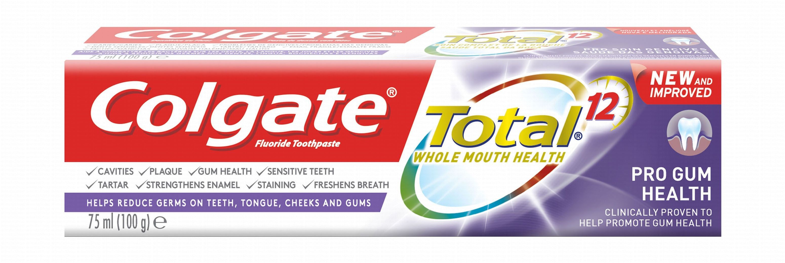 Colgate Total Pro Gum Health Toothpaste for Sensitive Teeth, 75ml