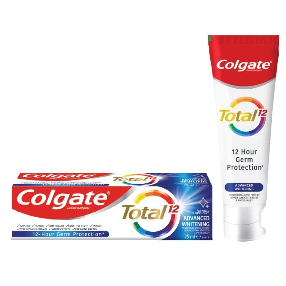 Colgate Toothpaste Total Advanc Whitening, 75ml