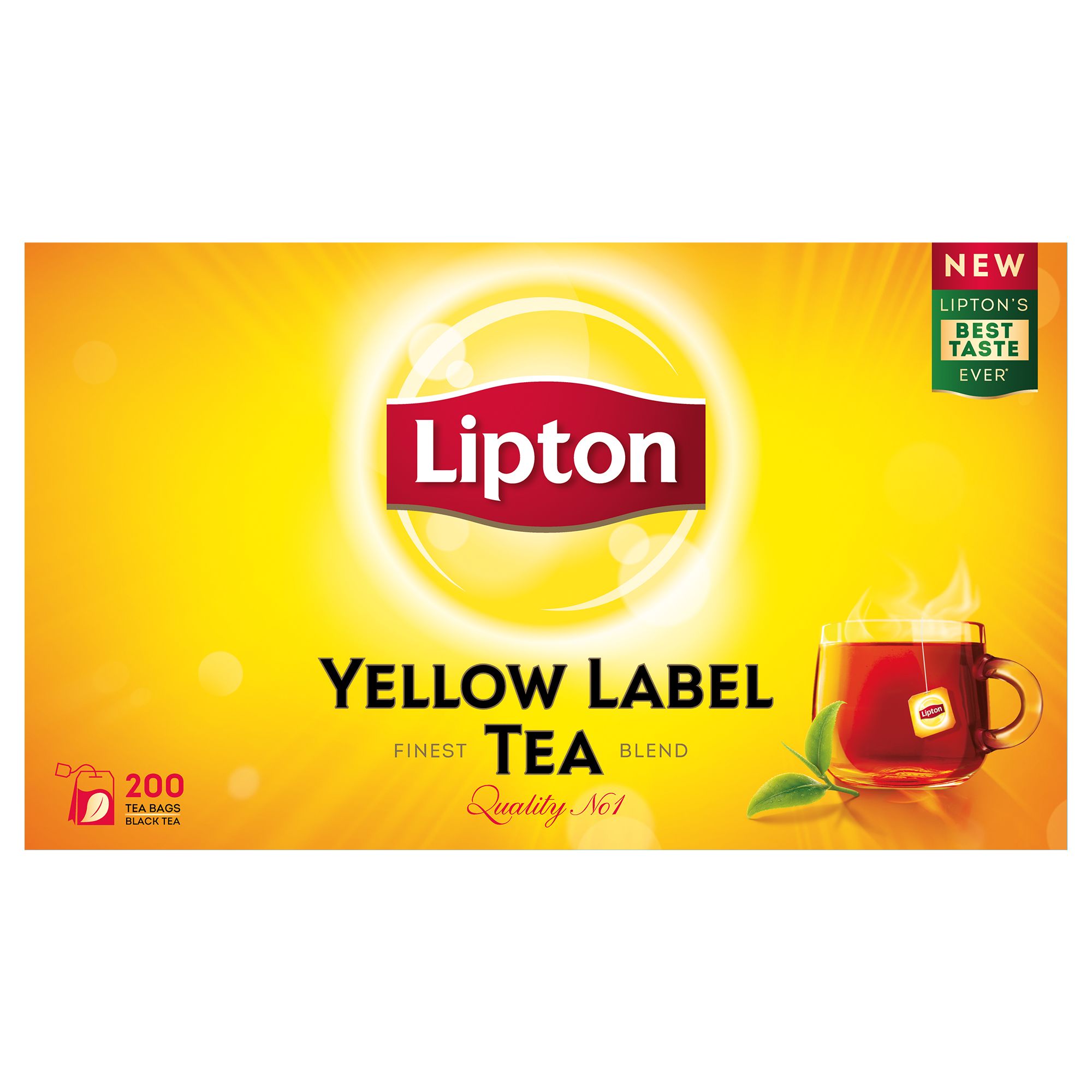 Lipton Yellow Label Black Tea, 200 Tea Bags