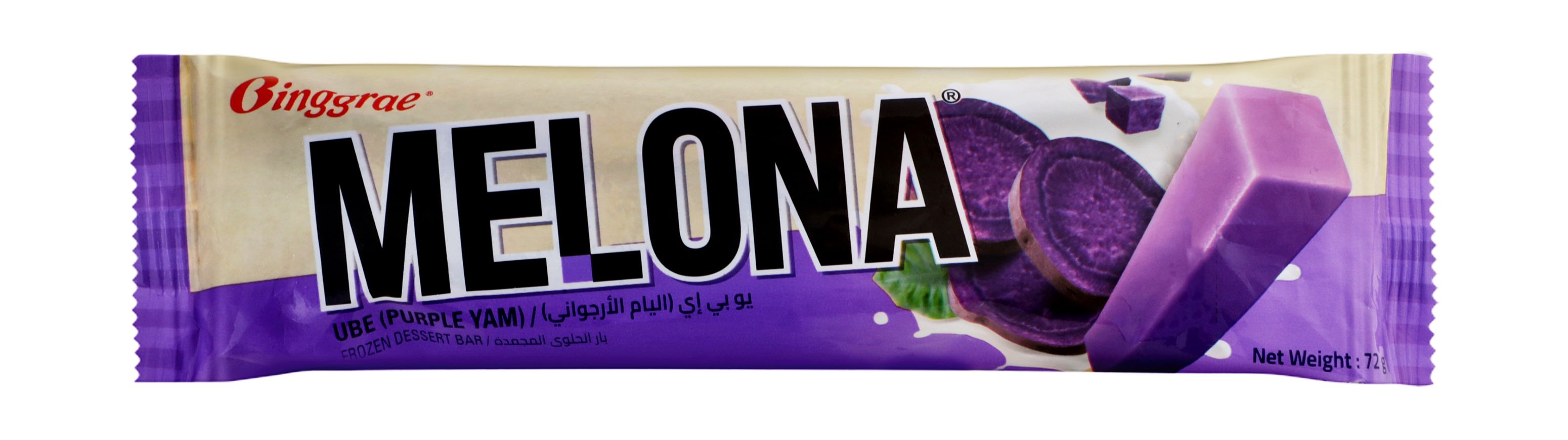 Binggrae Melona Ube Ice Cream Bar, 72g