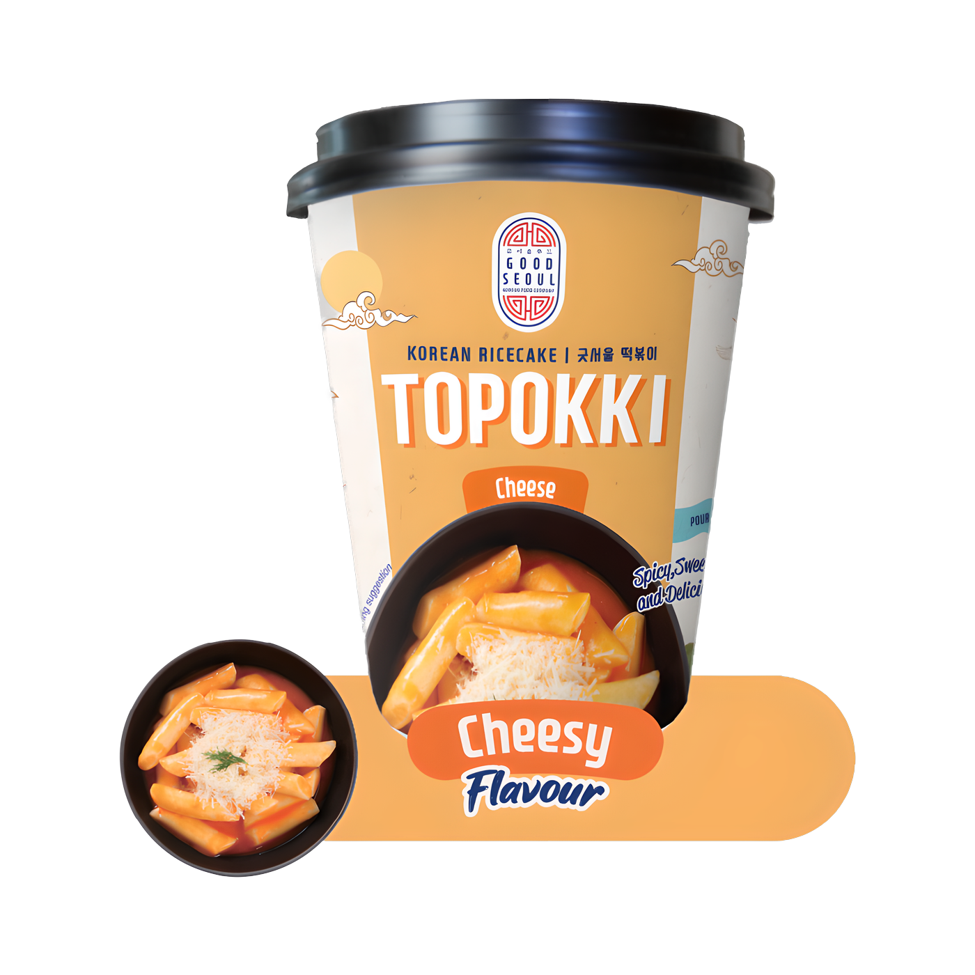 Good Seoul Topokki Cheese Korean Ricecake Cup, 113g
