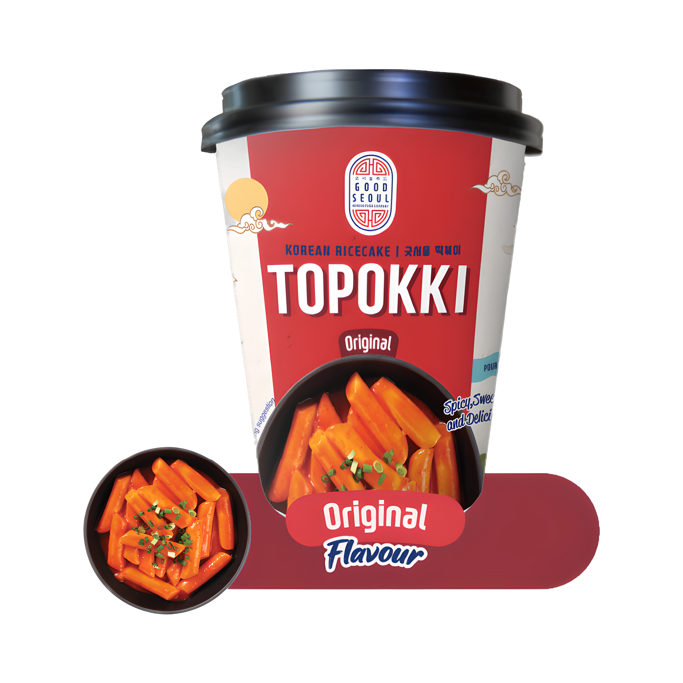 Good Seoul Topokki Original Korean Ricecake Cup, 113g
