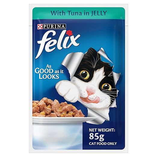 Purina Felix Adult Cat with Tuna In Jelly, 85g