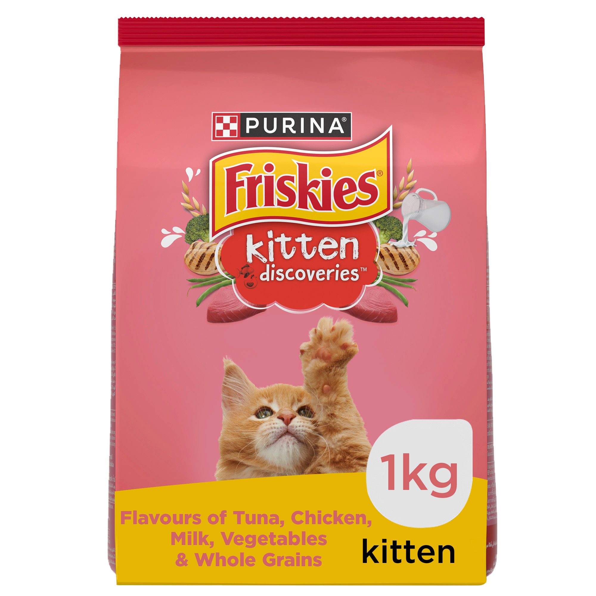 Friskies Kitten Discoveries Cat Food Bag, 1kg