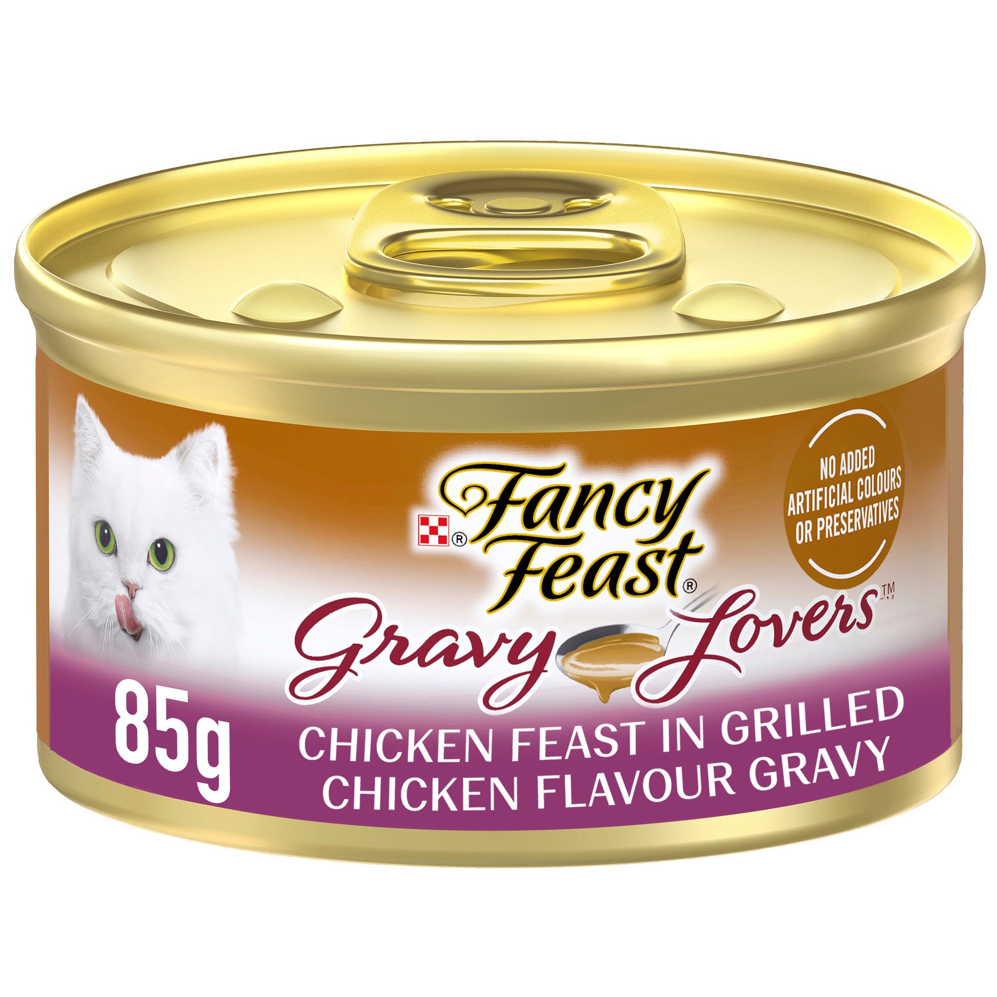 Fancy Feast Gravy Lovers Chicken Feast in Grilled Chicken Flavour Gravy Cat Wet Food, 85g