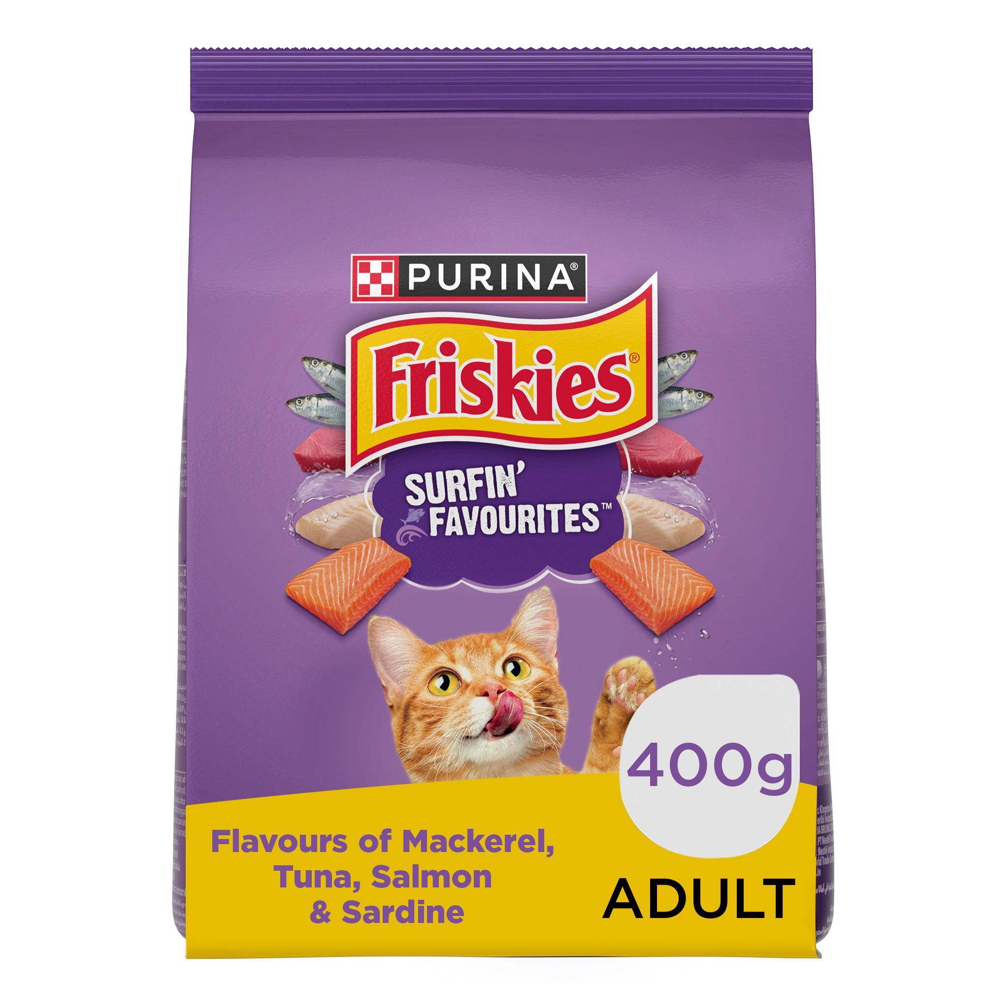 Friskies Adult Surfin' Favorites Bag, 400g