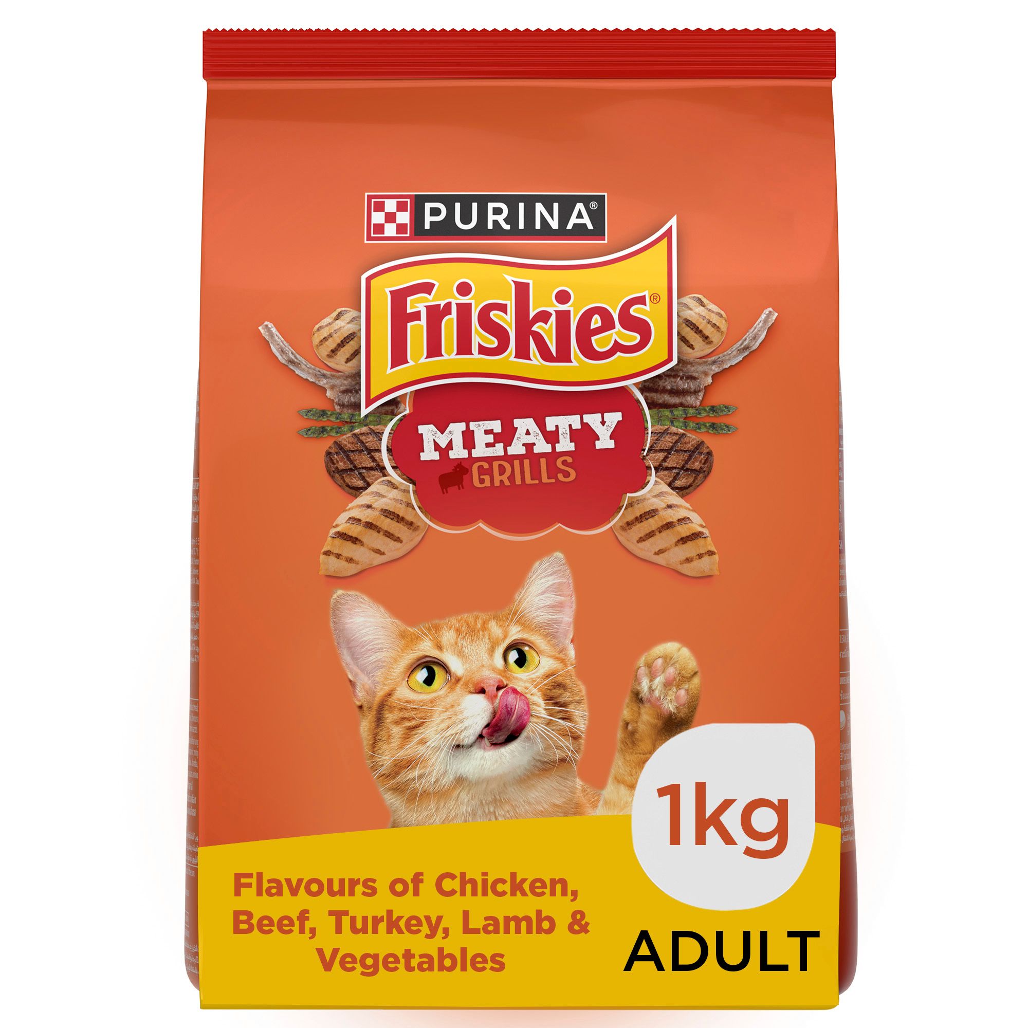 Friskies Adult Meaty Grill Bag, 1kg