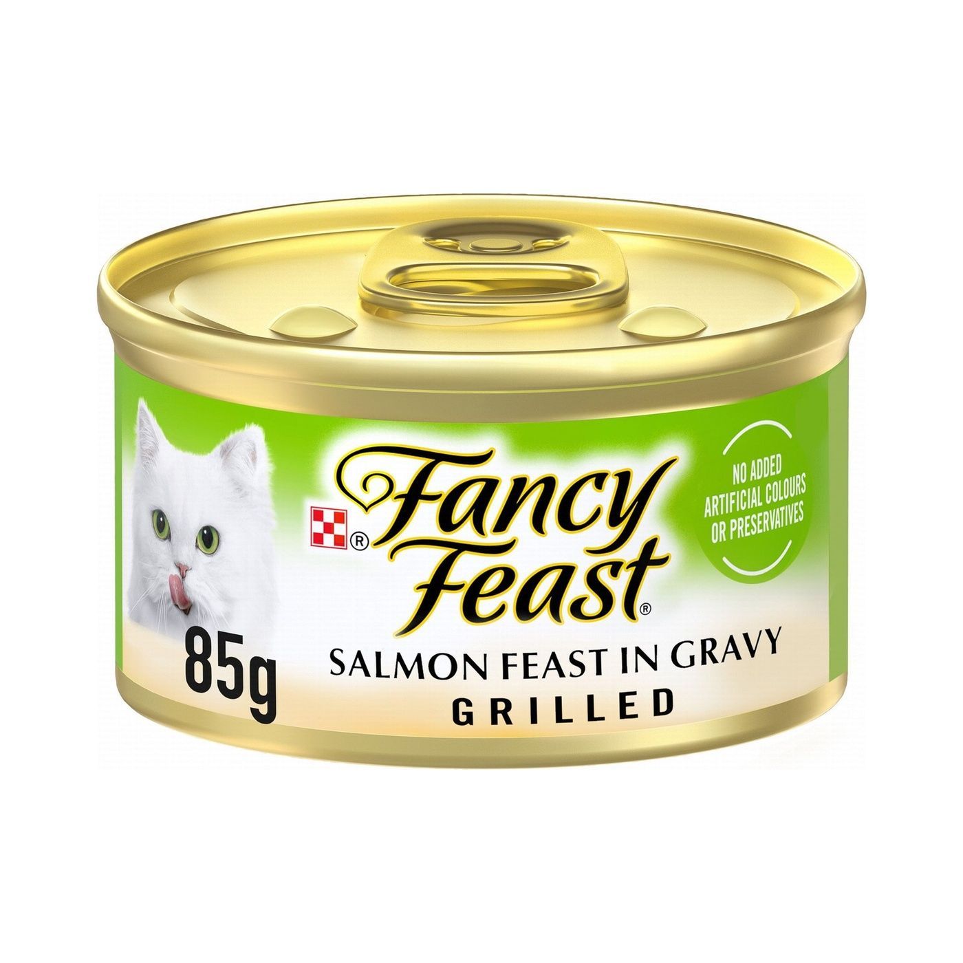 Fancy Feast Grilled Salmon Feast in Gravy Cat Wet Food, 85g
