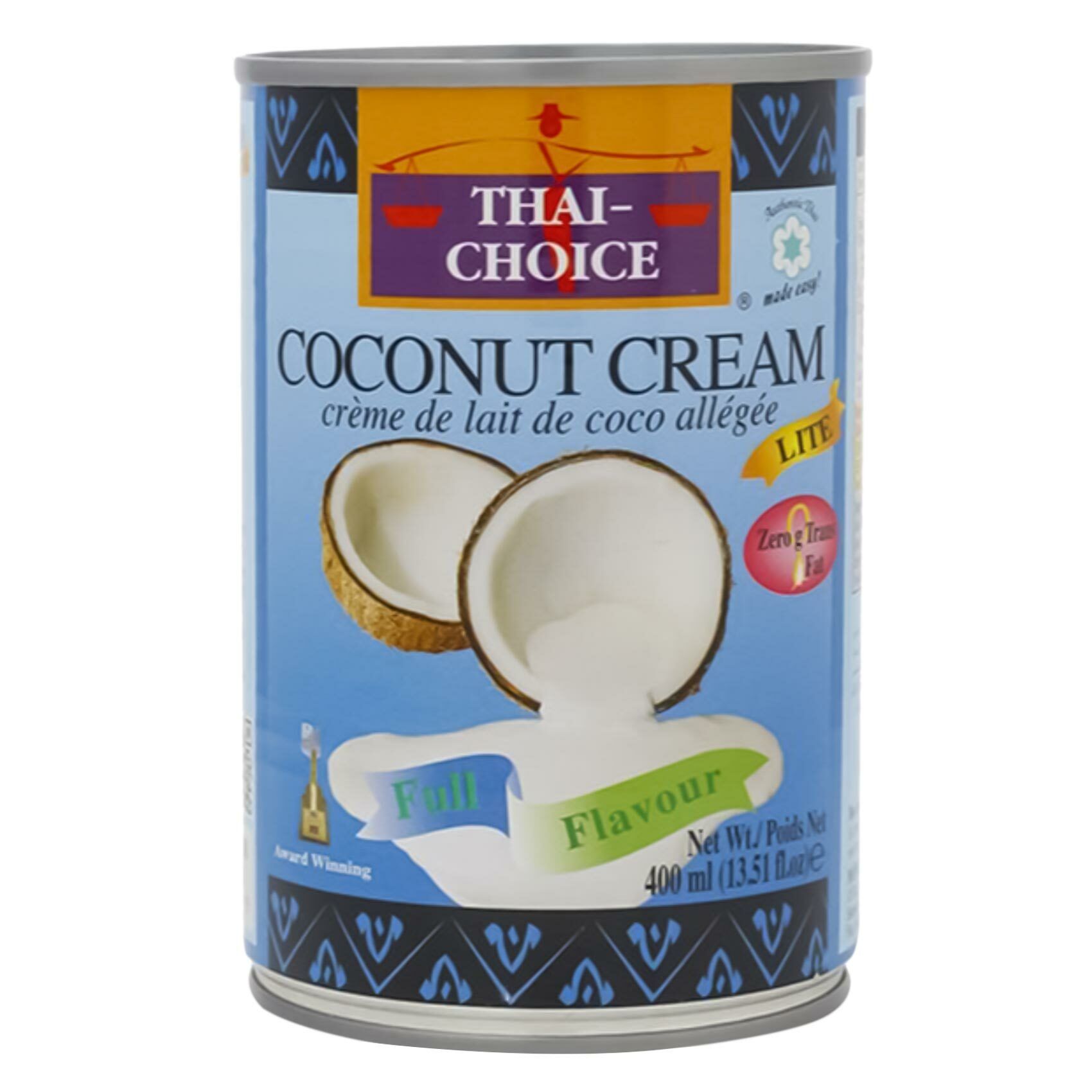 Thai-Choice Coconut Cream Lite, 400ml