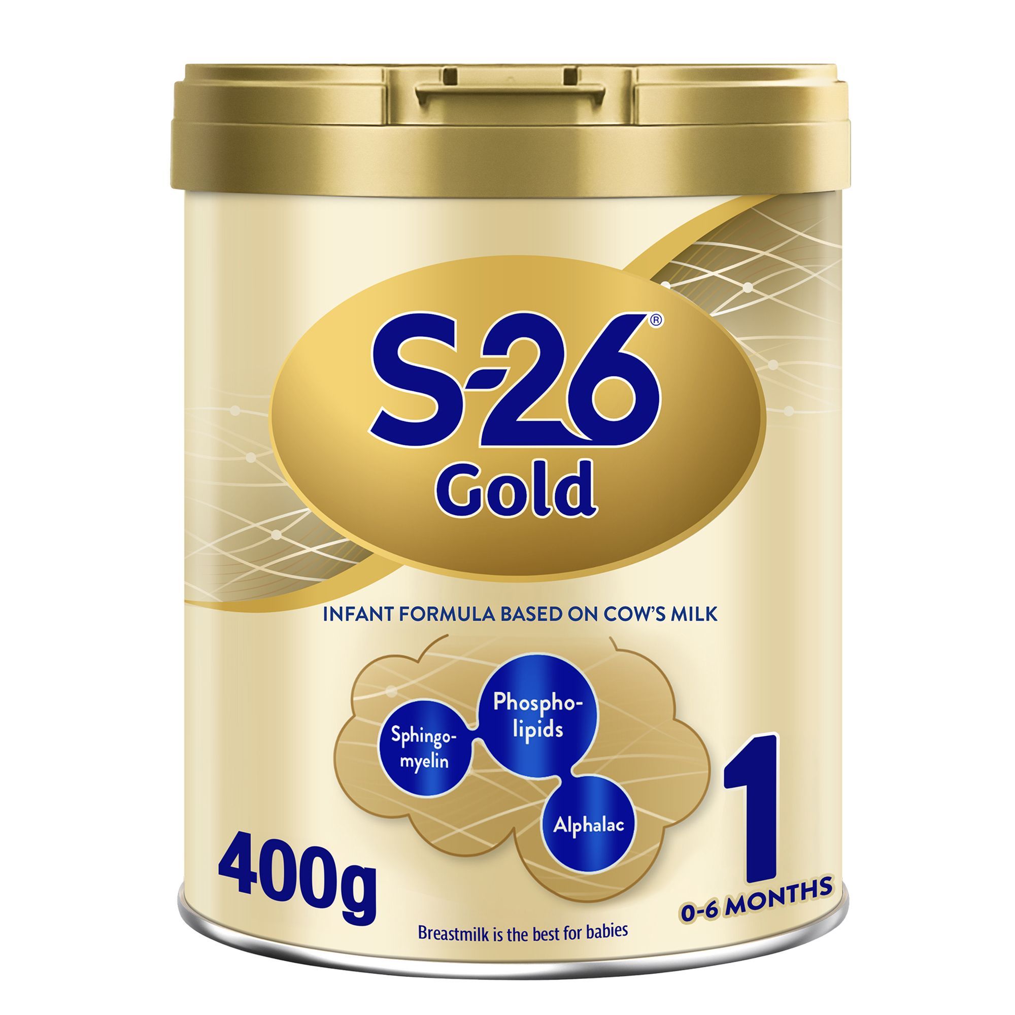 S-26 Gold Stage 1 Infant Formula From 0 to 6 Months, 400g