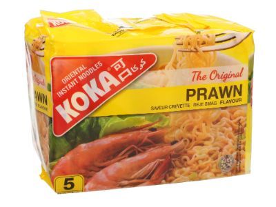 Koka Oriental Prawn Instant Noodles, 5x85g