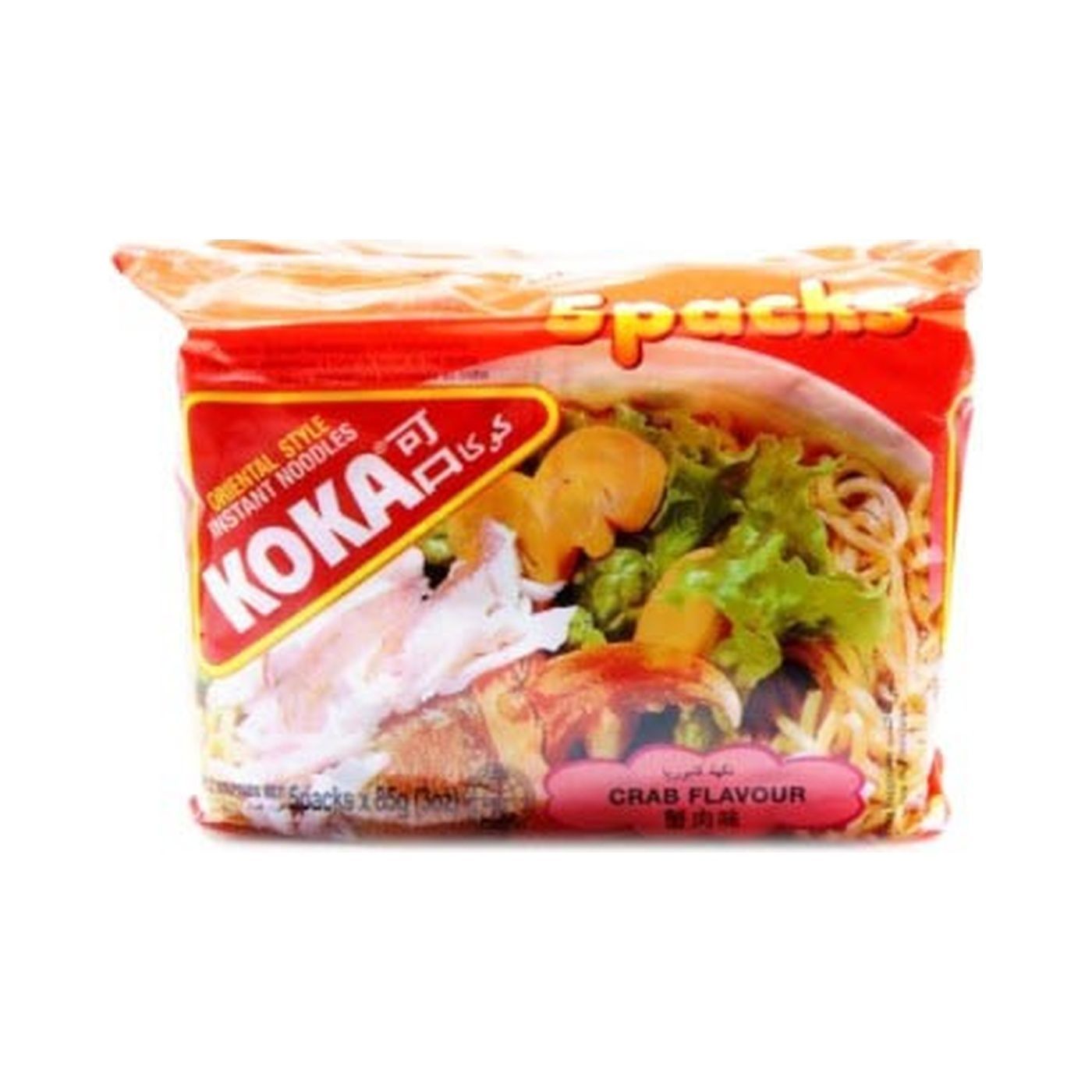 Koka Oriental Crab Instant Noodles, 5x85g