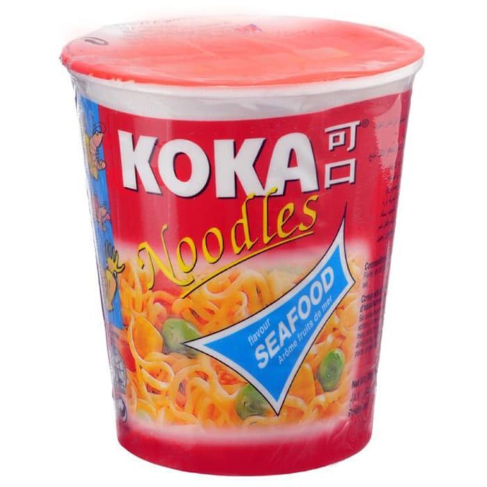 Koka Oriental Instant Noodles Cups Seafood 70 g