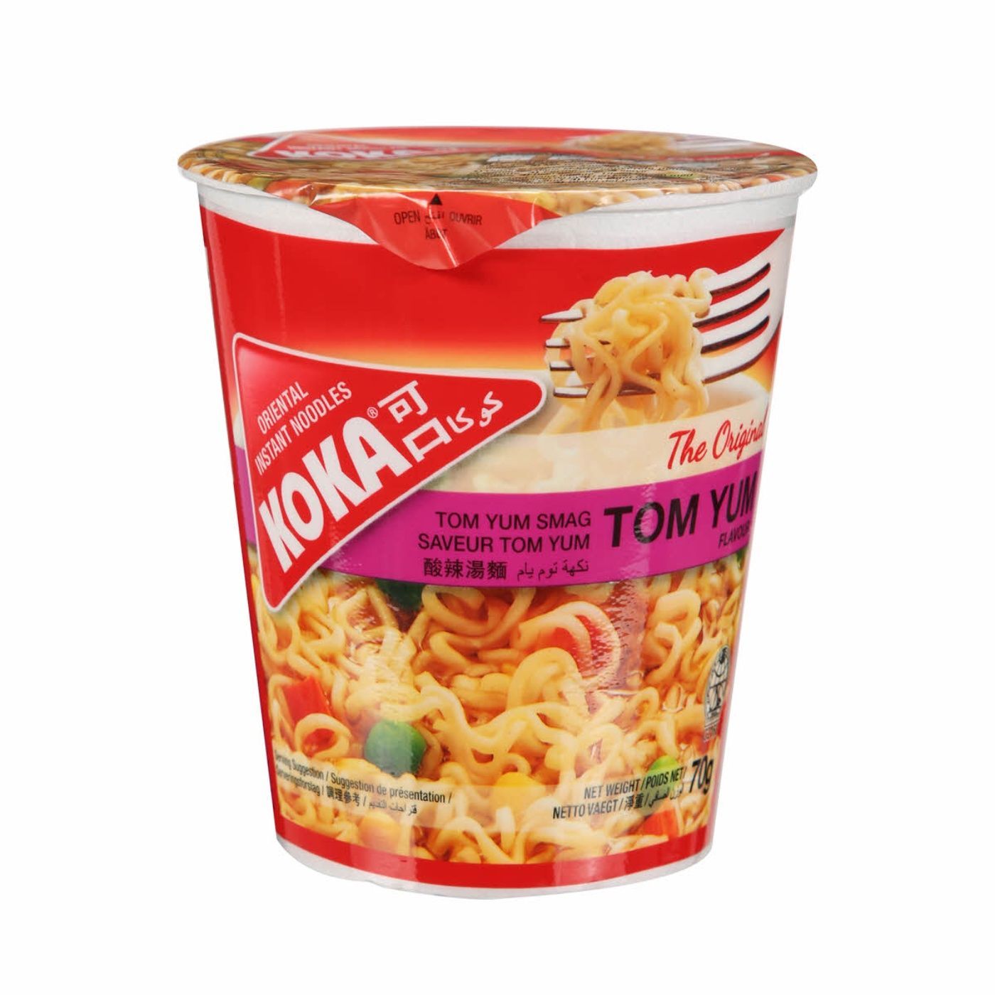 Koka Oriental Instant Noodles Cups Tomyum 70 g