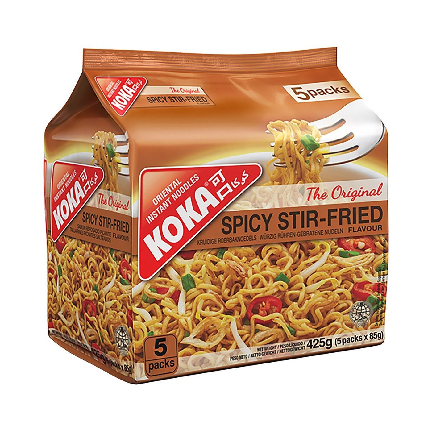 Koka Oriental Stir Fried Instant Noodles, 5x85g