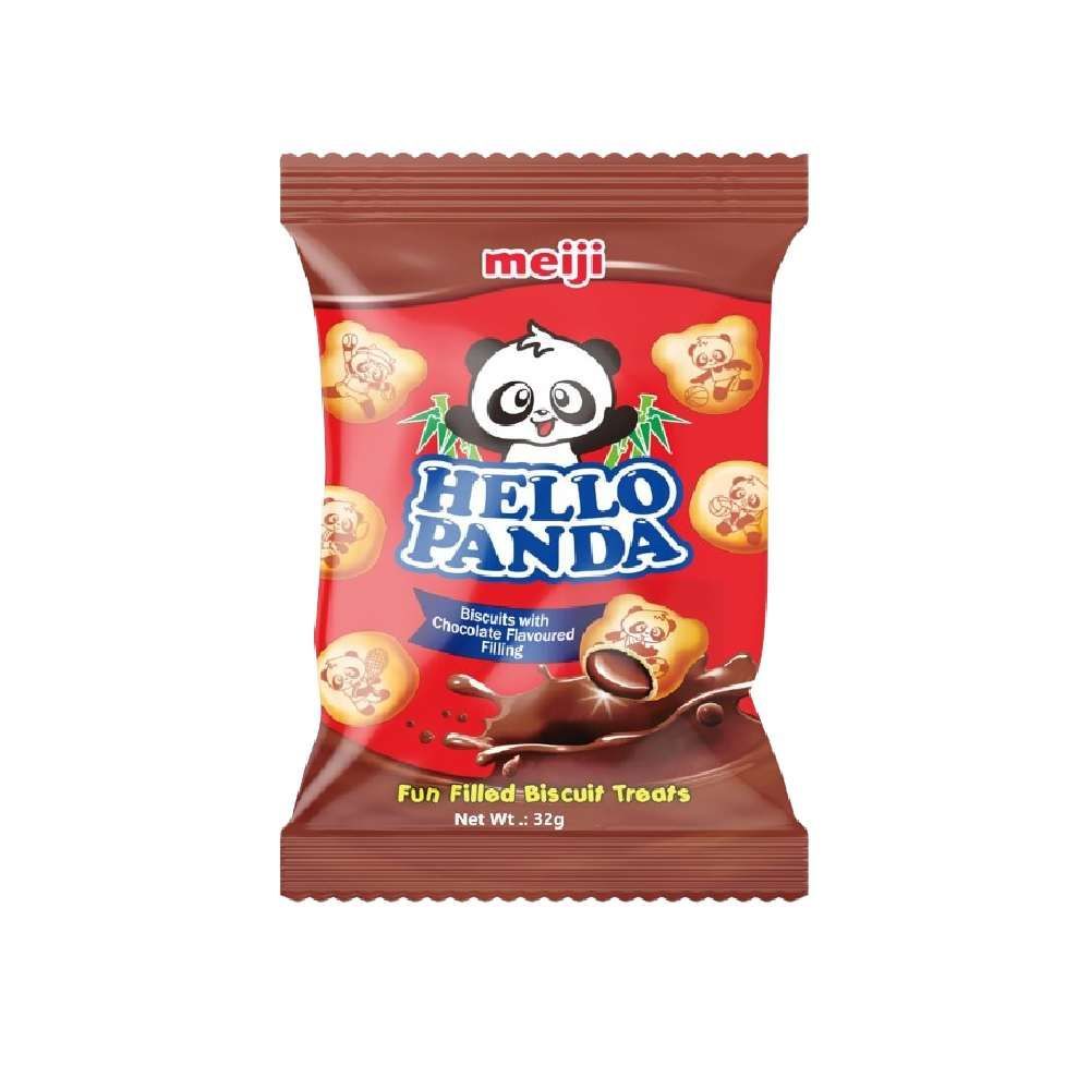 Hello Panda Biscuits with Creamy Chocolate Filling, 32g