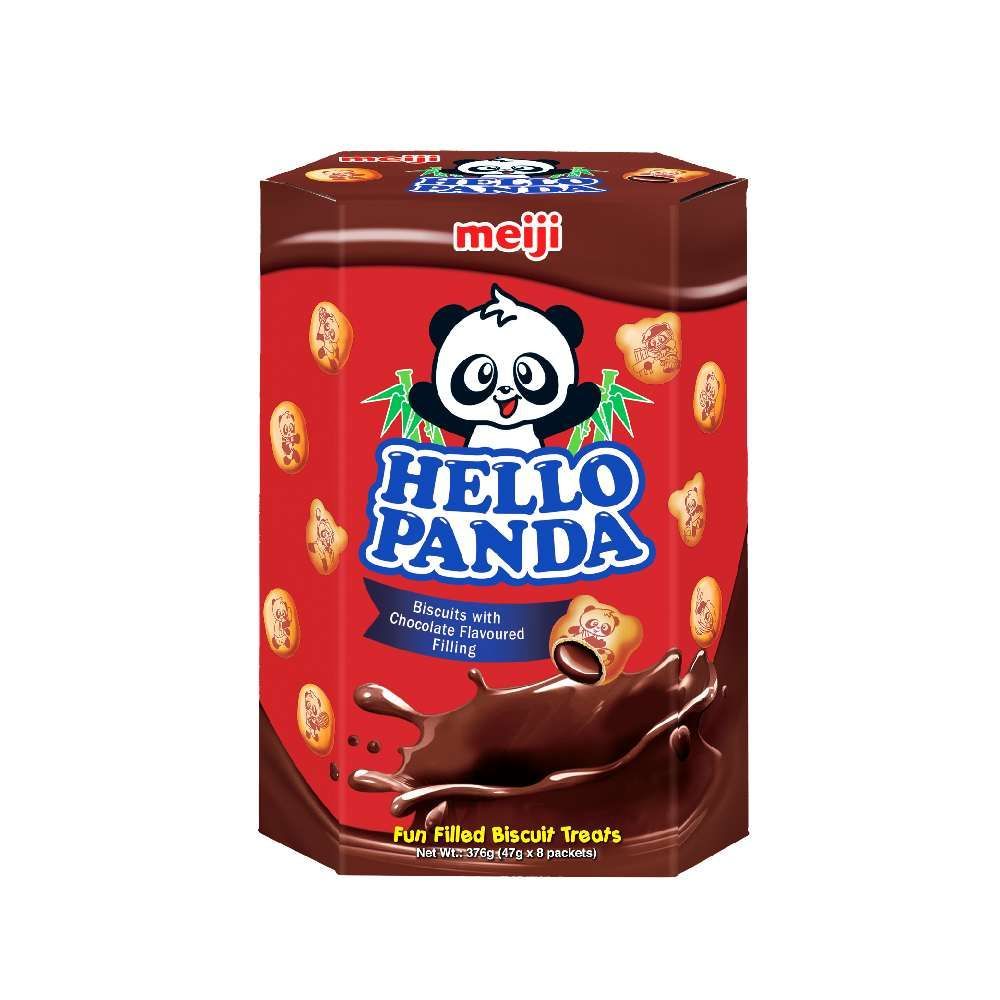Hello Panda Chocolate Filled Biscuits Family Pack, 376g