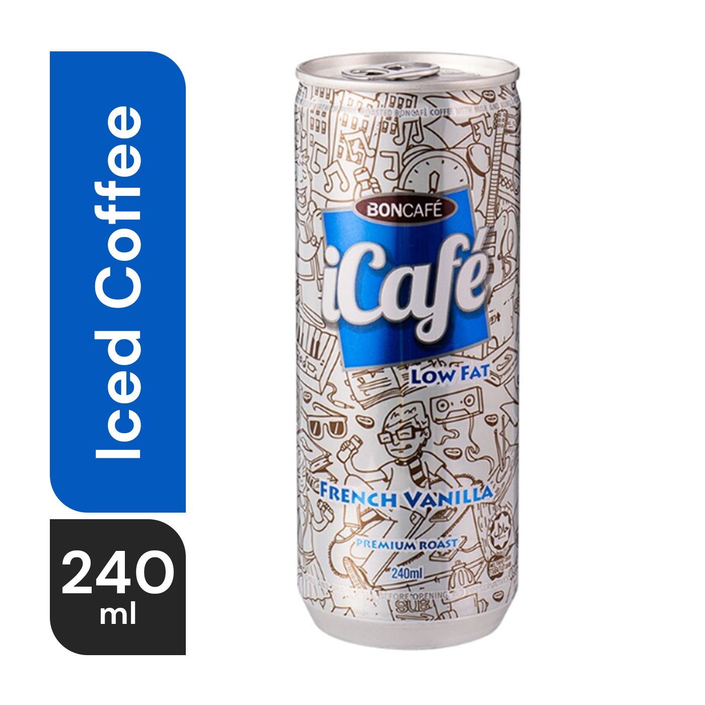 Boncafe Icafe Iced Coffee Vanilla Drink 240 ml