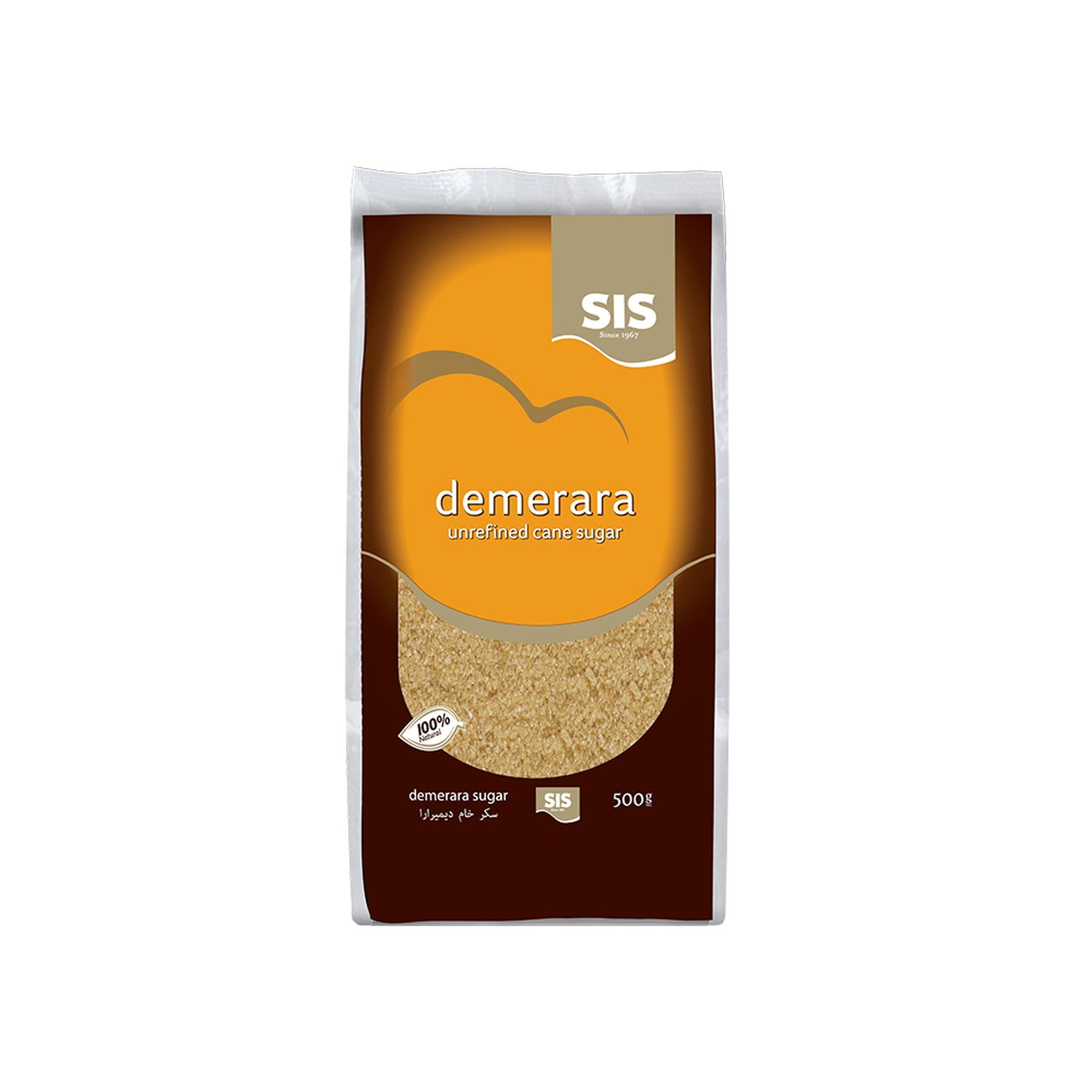 SIS Demerara Unrefined Cane Sugar, 500g