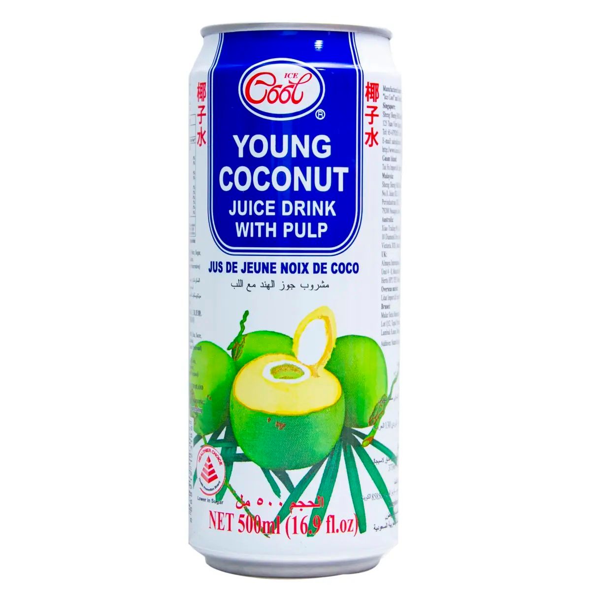 Ice Cool Coconut Juice, 500ml